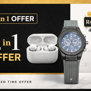 02 in 01 Earbuds and Watch Offer