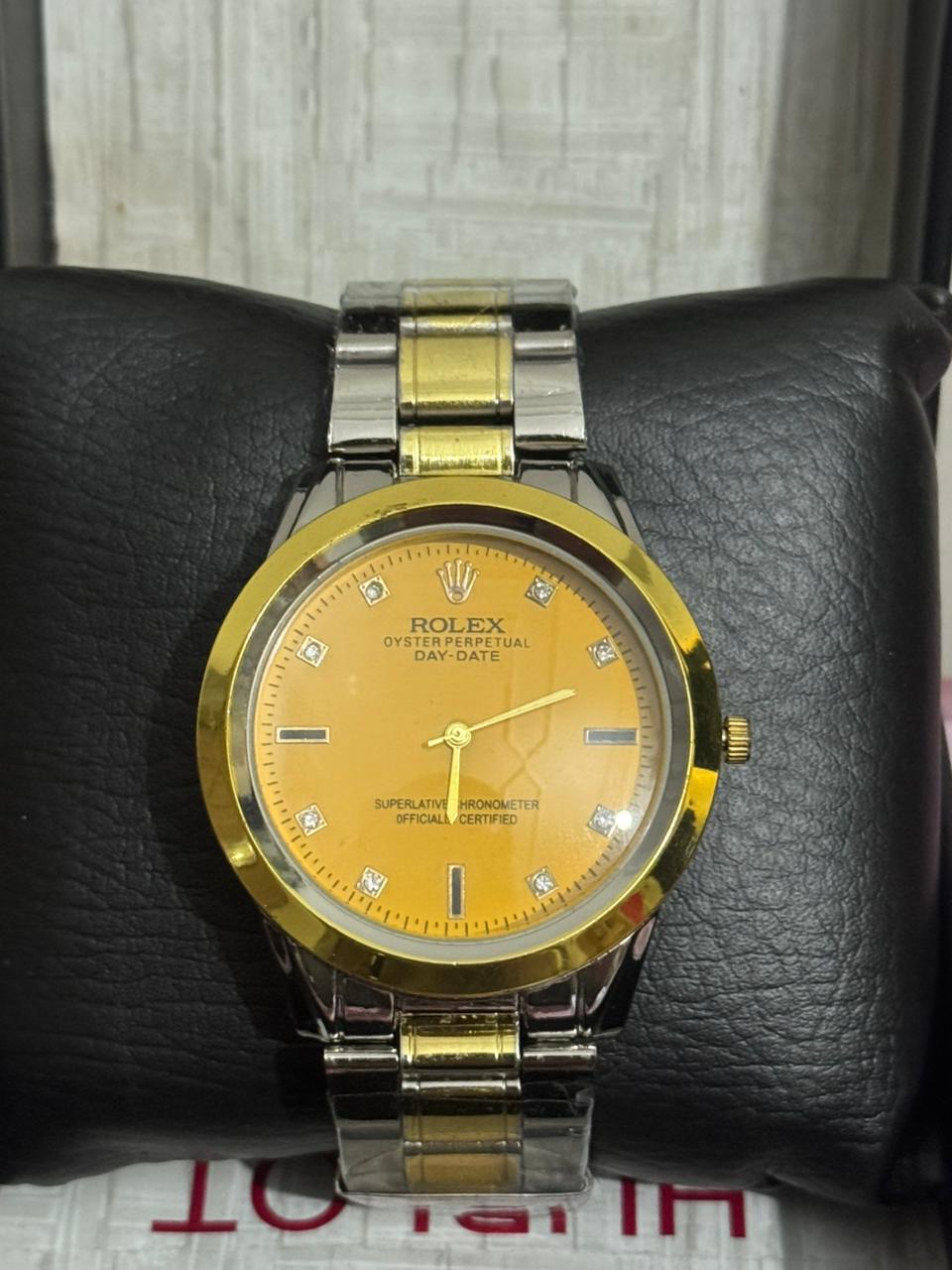 Rolex Gold and Silver Watch